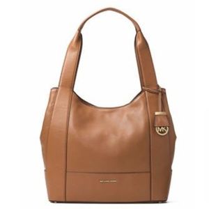 NWT Michael Kors large Marlon brown leather Tote
